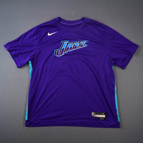 Image of Potter, Micah - Utah Jazz - Game-Issued Classic Edition Short-Sleeved Shooting Shirt - 2022-23 NBA Season