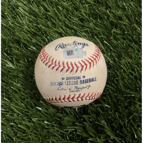 Game-Used Baseball from May 24, 2019 - 20th Win of 2019 Season - Victor Robles Double off Adam Conley