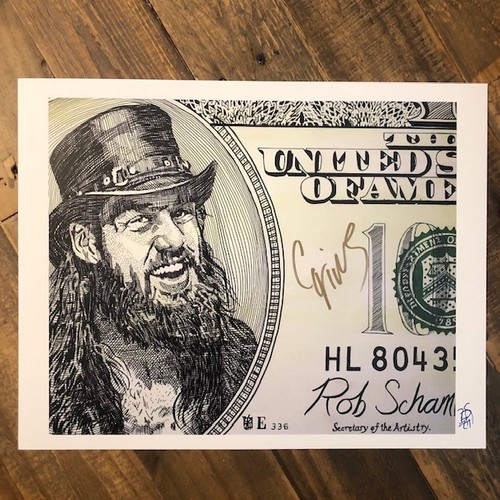 Cameron Grimes SIGNED Rob Schamberger 11 x 14 Art Print (Funny Money)