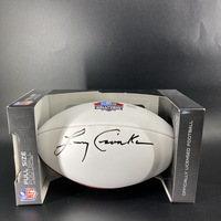 HOF - Dolphins Larry Csonka Signed Panel Ball with HOF Logo