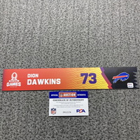 Bills - Dion Dawkins 2024 Pro Bowl Games Nameplate 1 of 1