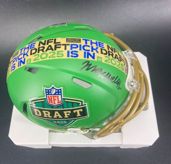 NFL - Bills Maxwell Hairston Signed NFL Draft Mini Helmet