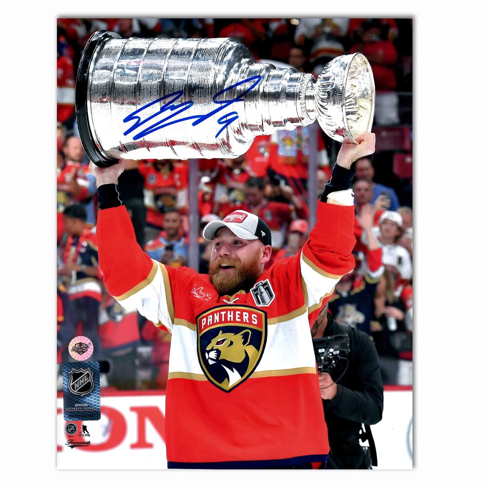 Sam Bennett Autographed Florida Panthers 2024 Stanley Cup 8x10 Photo