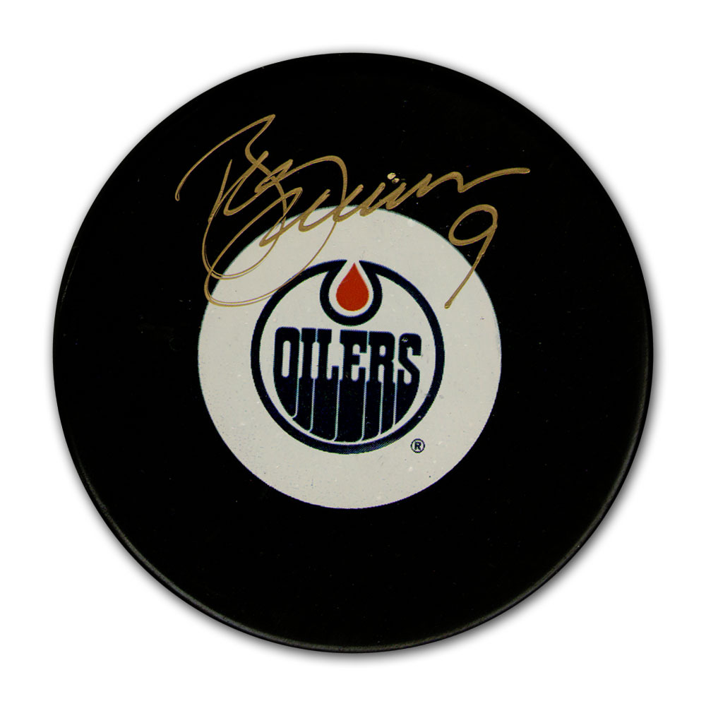 Bill Guerin Autographed Edmonton Oilers Puck