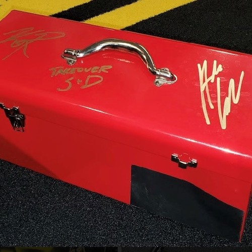 Adam Cole and Kyle O'Reilly SIGNED and USED Tool Box (NXT TakeOver Stand & Deliver)