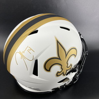 NFL - Saints Jake Hainer signed lunar eclipse helmet