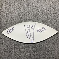 NFL -  Multi Sign Panel Signed By Derrick Brooks, Jeremiah Trotter, And ...