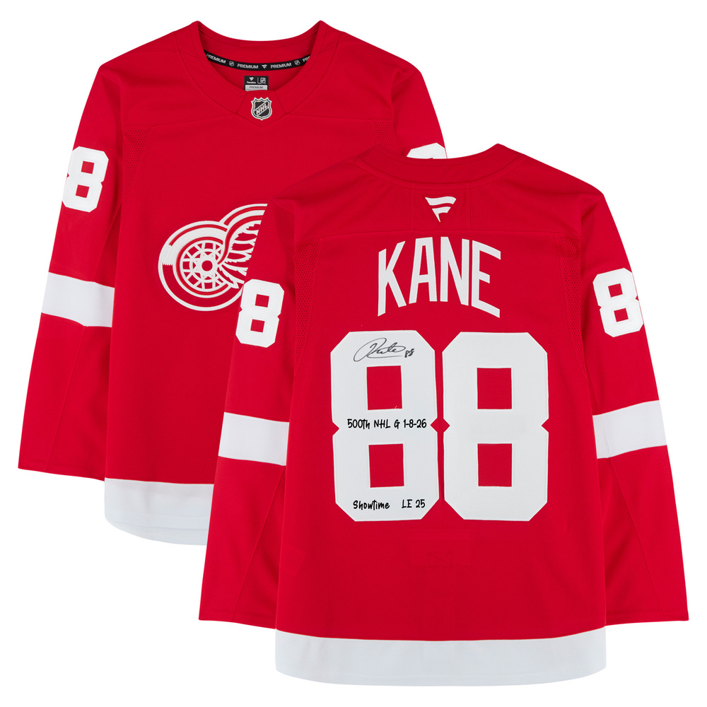 Patrick Kane Detroit Red Wings Autographed Fanatics Premium Jersey with 