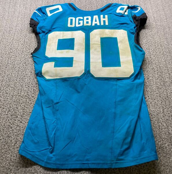 London Games - Jaguars Emmanuel Ogbah Game Worn Jersey (10/19/2025) Size...