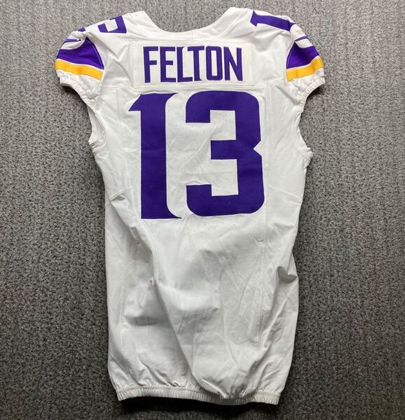 London Games - Vikings Tai Felton Game Worn Jersey (10/05/2025) Size 40 ...