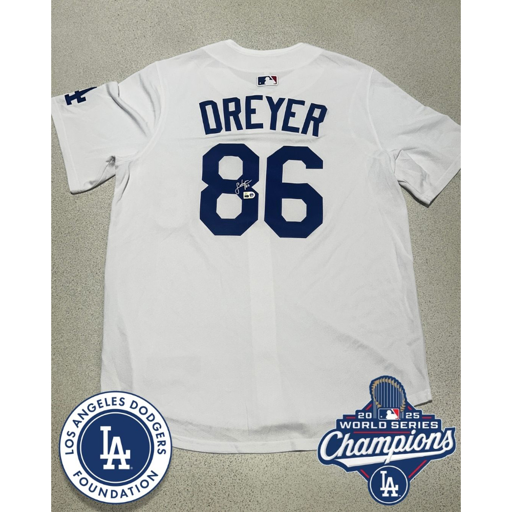 Jack Dreyer MLB Authenticated Autographed 2026 Dodgerfest Worn