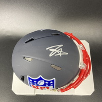 NFL - Titans Tyjae Spears signed shield mini helmet