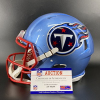 NFL - Titans Malik Willis signed Flash Helmet