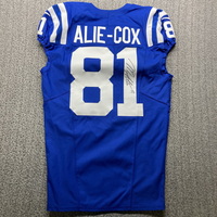 STS - Colts Mo Alie-Cox Signed Game Issued Jersey 2024 Season Size 44