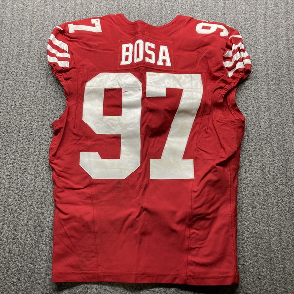 Crucial Catch - 49ers Nick Bosa Game Used Jersey (9/29/24) Size 42