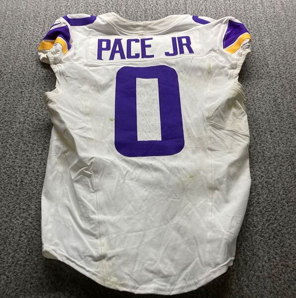 Dublin Games - Vikings Ivan Pace Jr. Game Worn Jersey (9/28/2025) Size 4...