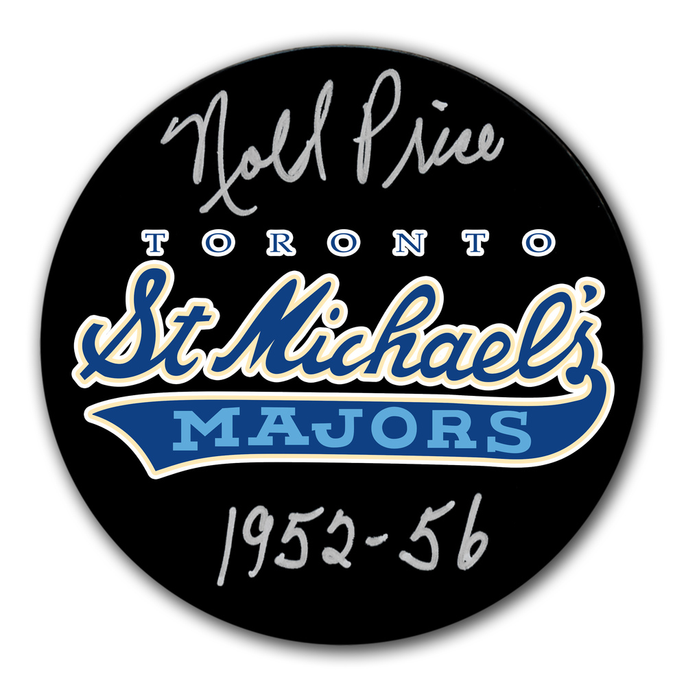 Noel Price Toronto St. Michaels Majors Autographed Puck