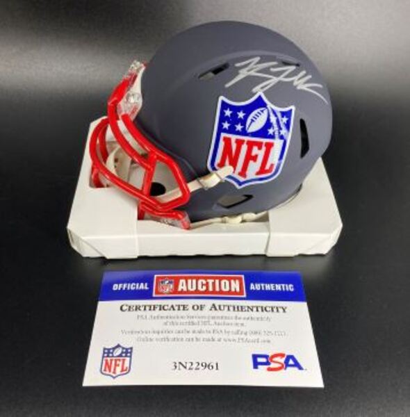 NFL - Titans Keldric Faulk Signed NFL Shield Mini Helmet