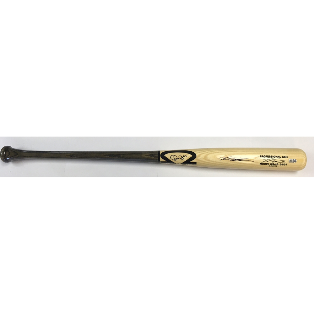 Kyle Schwarber Autographed Game Model Dinger Bat | MLB Auctions