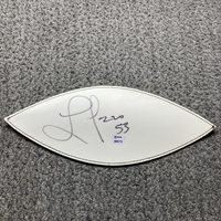 NFL - Patriots Larry Izzo Signed White Panel