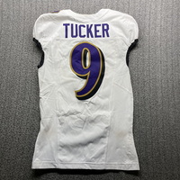 Crucial Catch - Ravens Justin Tucker Game Used Jersey (10/06/24) Size 38