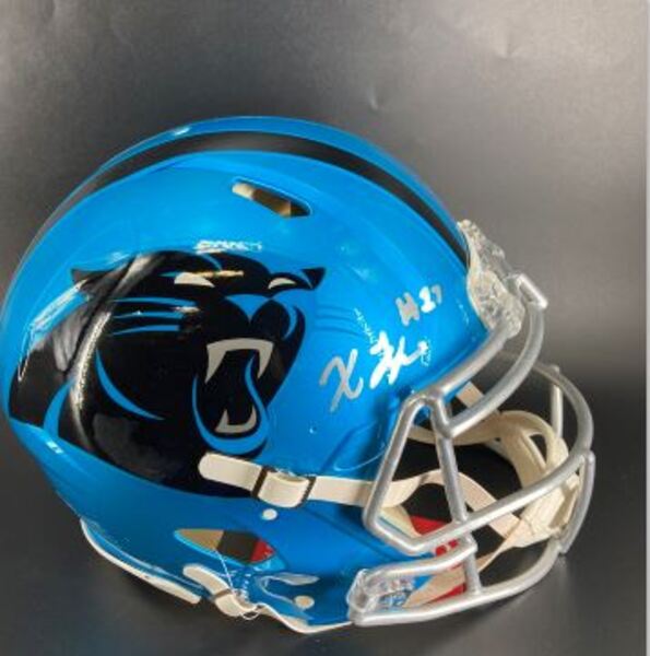 NFL - Panthers Xavier Legette Signed Authentic Flash Speed Helmet