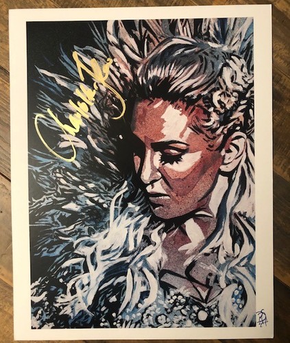 Charlotte Flair SIGNED 11 x 14 Rob Schamberger Print (Magnificent in Her Glory)