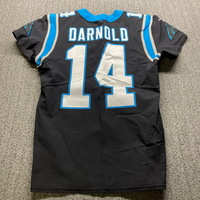 STS - Panthers Sam Darnold Game Worn Jersey (11/27/22) Size 42 (Washed B...