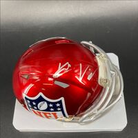 NFL - Chargers Kimani Vidal Signed Red Shield Mini Helmet