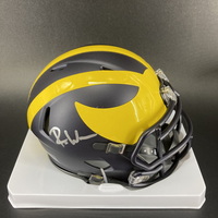 NFL - Michigan Roman Wilson Signed Mini Helmet