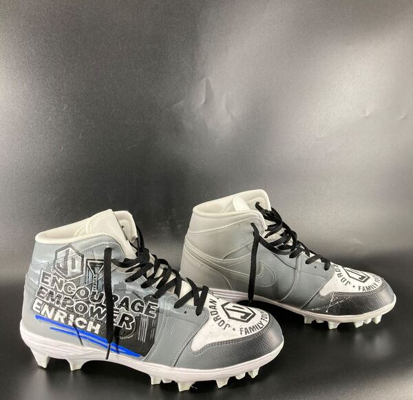 MCMC - Eagles Jordan Davis Custom Cleats 2025 Season Size 14 Proceeds Be...