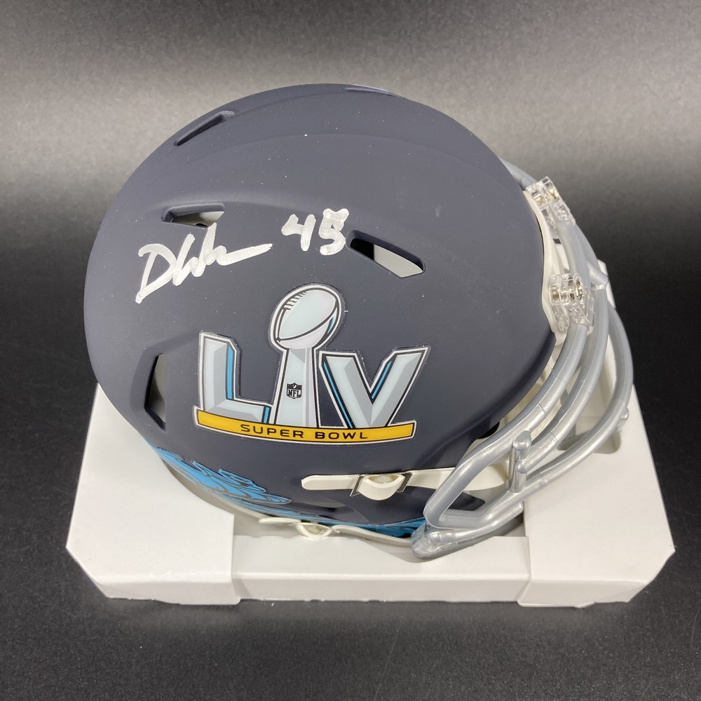 Buccaneers Devin White Signed Superbowl LV Mini Helmet The official
