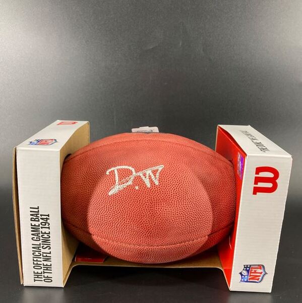 NFL - Seahawks Devon Witherspoon Signed Authentic Football