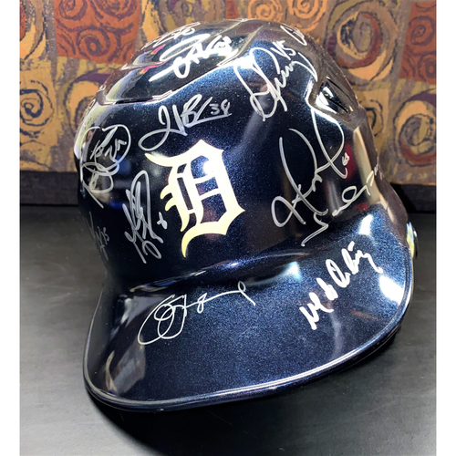 Photo of Detroit Tigers 2010 Team Signed Helmet (MLB AUTHENTICATED)