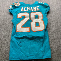 Crucial Catch - Dolphins Devan Achane Game Used Jersey (9/30/2024) Size 38