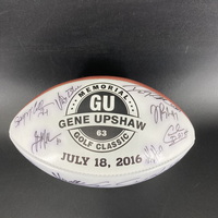 NFL - Multi Sign Signed Panel Ball With Gene Upshaw Golf Classic Logo Wi...