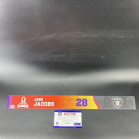 NFL - Raiders Josh Jacobs 2023 Pro Bowl Games Nameplate Special Edition ...