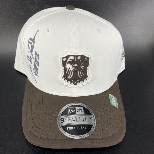 HOF - Browns Joe Delamielleure Signed Hat