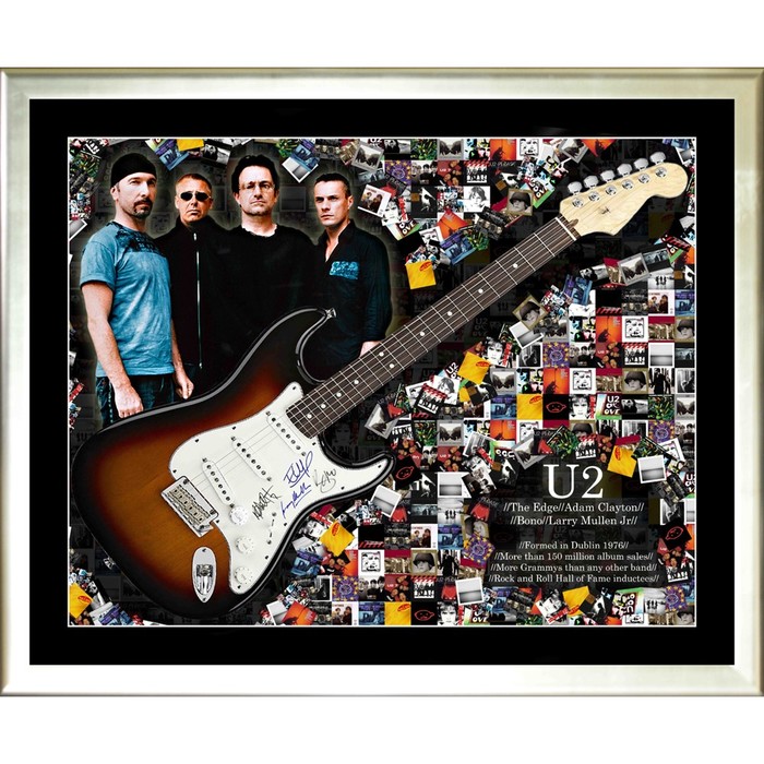 U2 Signed Fender Guitar