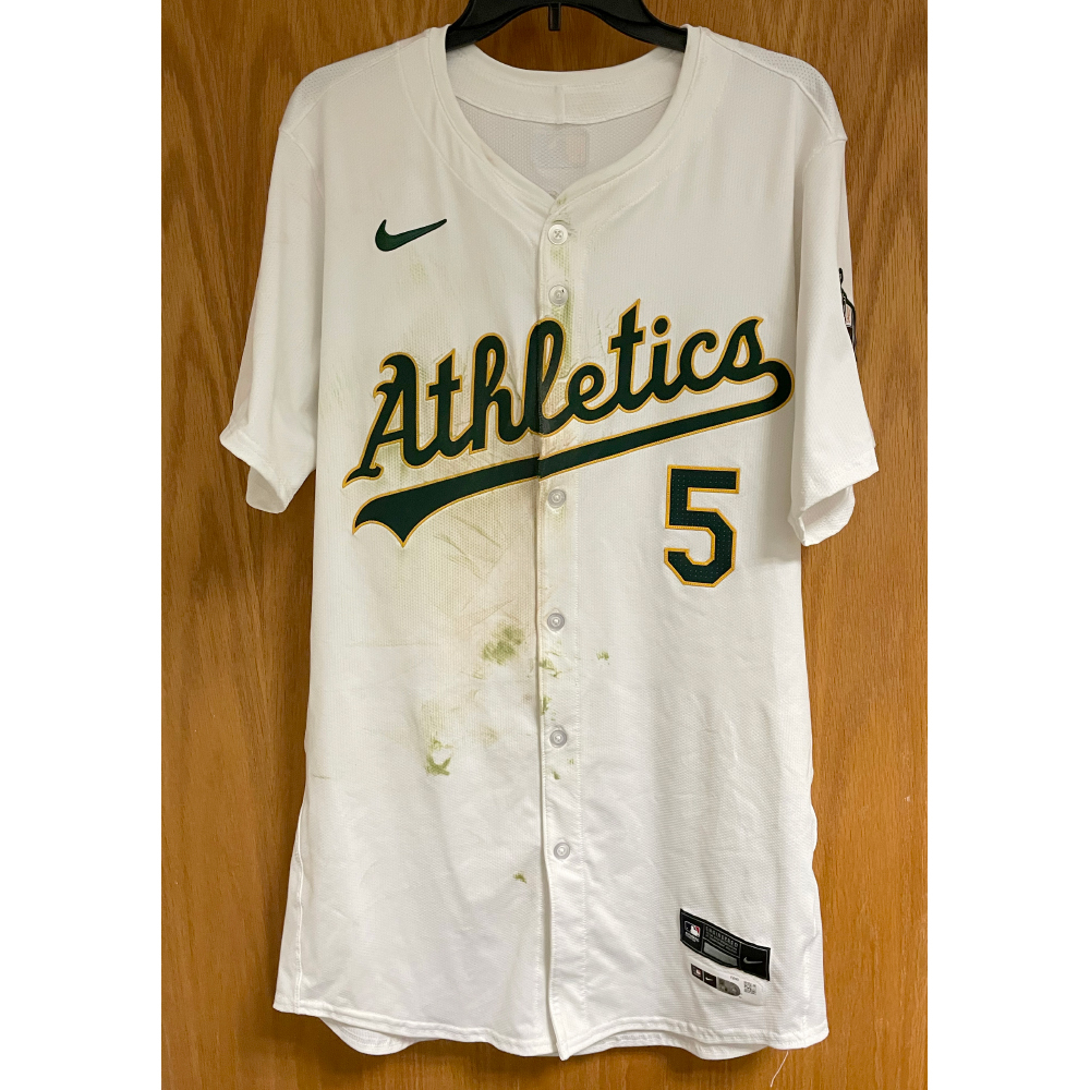 Game-Used Jersey: Jacob Wilson - 1st Career 3B - 9/6/24 | Oakland