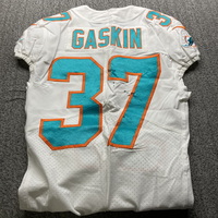 London Games - Dolphins Myles Gaskin Game Worn Jersey (10/17/21) Size 38