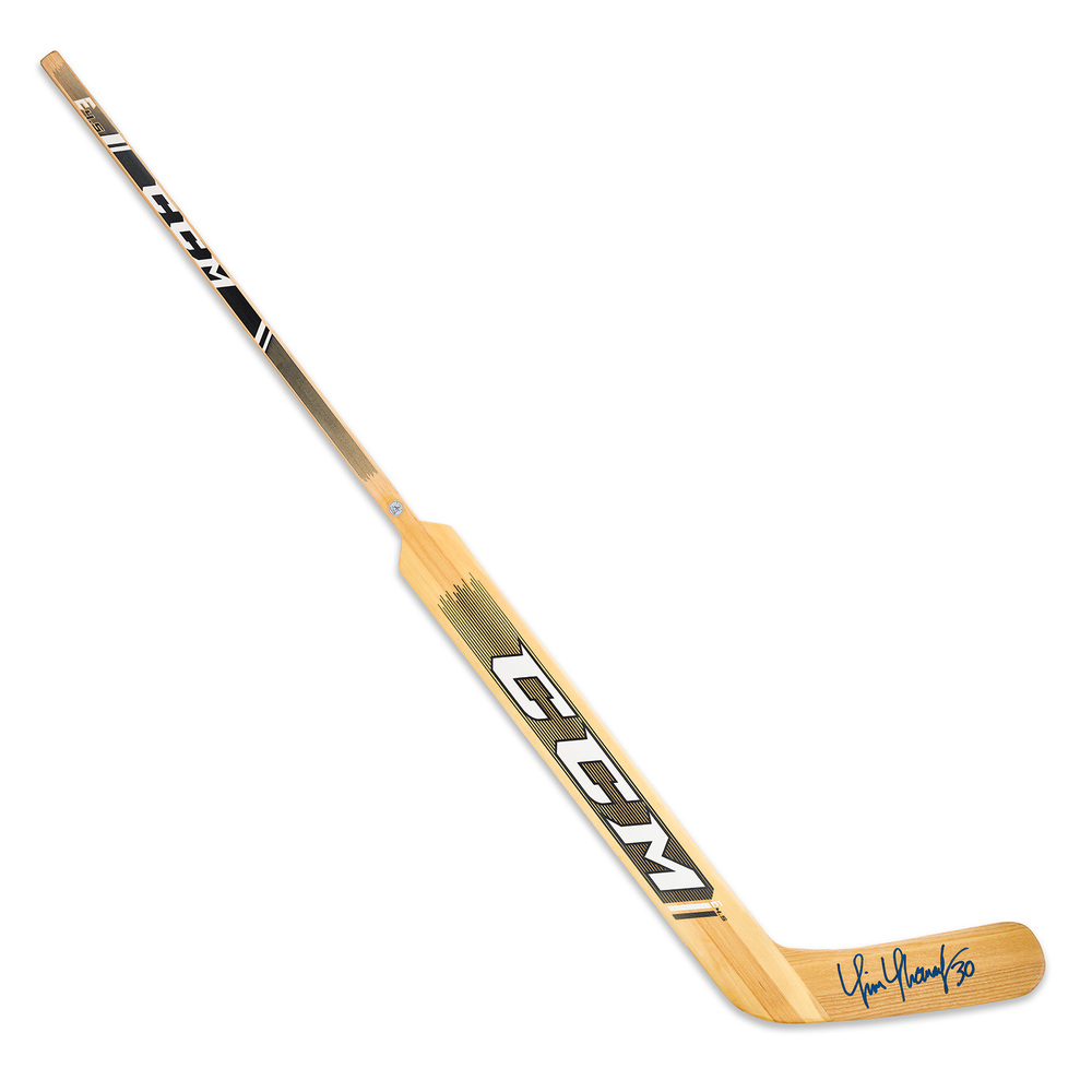 Tim Thomas Autographed CCM Natural Wood Goalie Stick