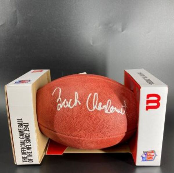 NFL - Seahawks Zach Charbonnet signed authentic football