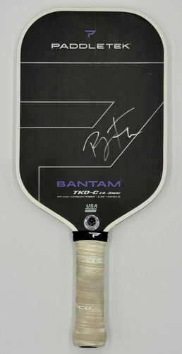 Photo of Ryan Fu Match Used Signed Paddle