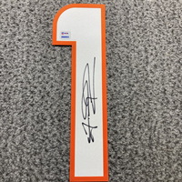 NFL - Broncos Justin Simmons Signed Jersey Number