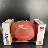 NFL - Saints Spencer Rattler Signed Authentic Football