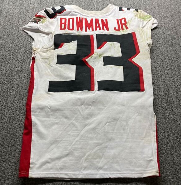 Berlin Game - Falcons Billy Bowman Jr. Game Worn Jersey (11/09/2025) Siz...