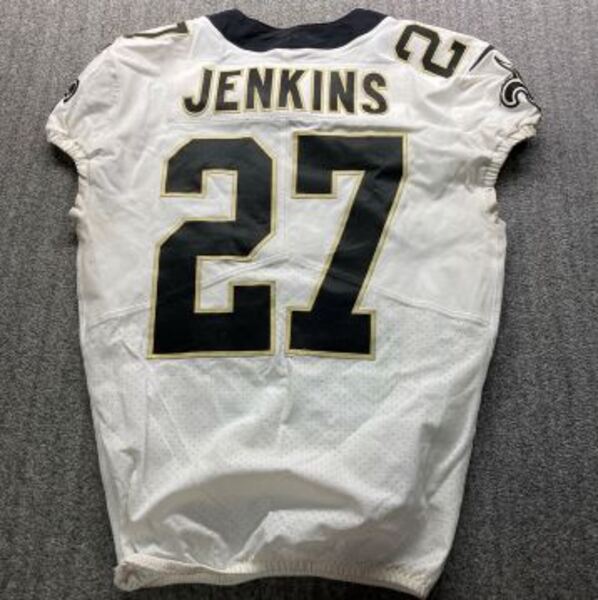 Crucial Catch - Saints Malcolm Jenkins Signed Game Worn Jersey Size 40 W...