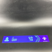 NFL - Saints J.T. Gray Special Edition 2022 Pro Bowl Locker Nameplate 2 ...