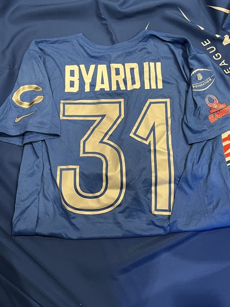 Pro Bowl Games - Bears Kevin Byard III Practice Worn Shirt - Worn 2.2.26
